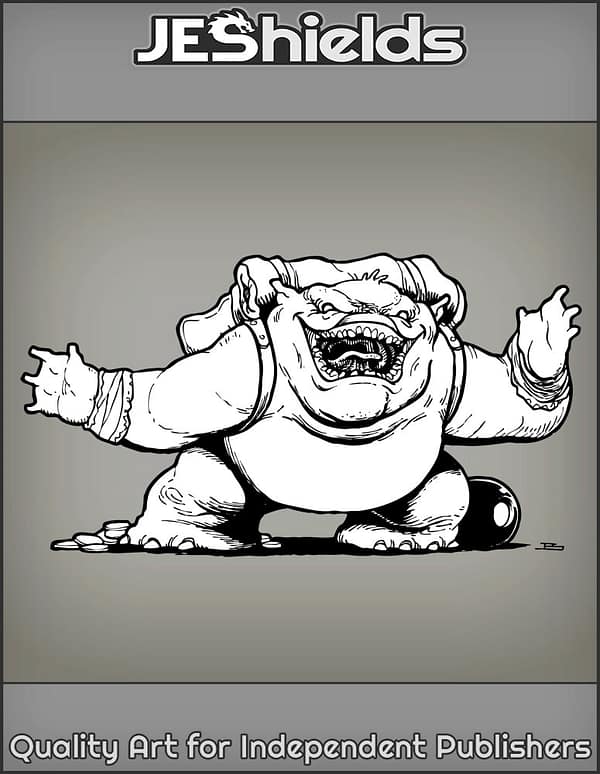Fat Toad Goblin with Backpack by Jeshields