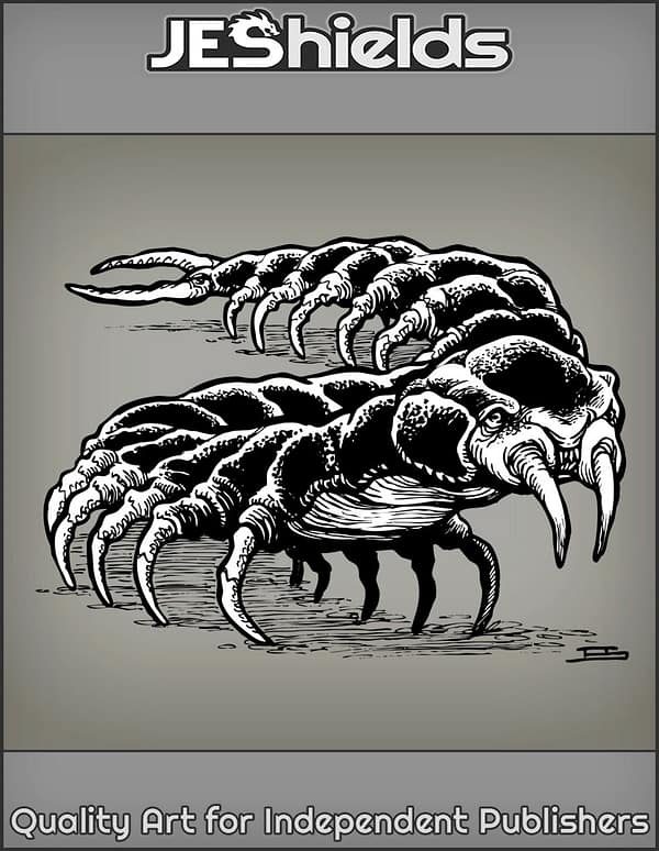 Giant Centipede with Large Piners by Jeshields
