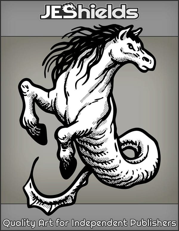 Kelpie Mermaid Horse by Jeshields