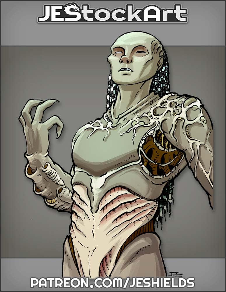 Mutant Humanoid with Aquatic Features by Jeshields