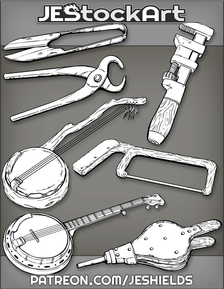 Assorted Tools and Instruments by Jeshields
