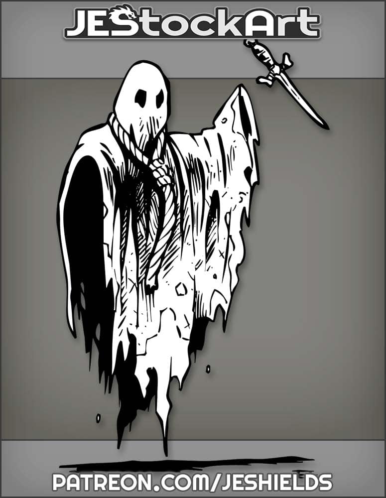 Bloody Ghost With Knife And Noose by Jeshields