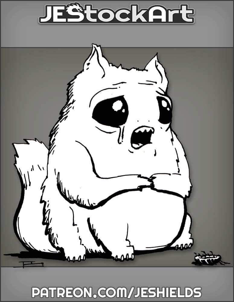 Sad Four Legged Creature With Bug by Jeshields