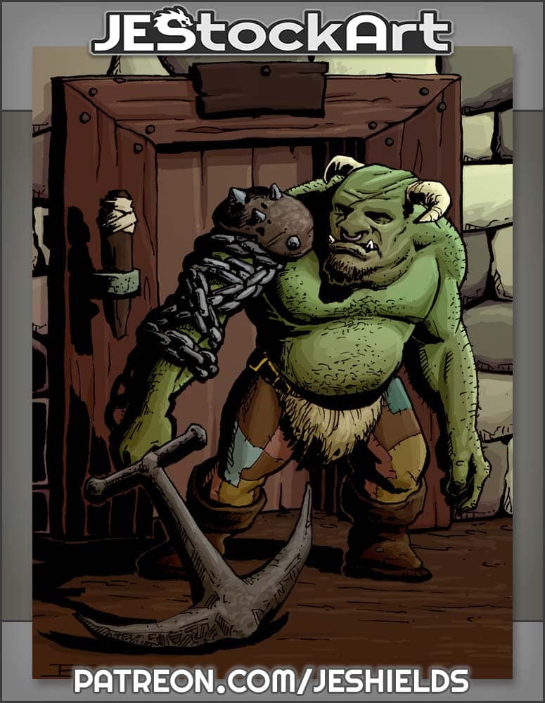 Troll Bouncer With Anchor by Jeshields