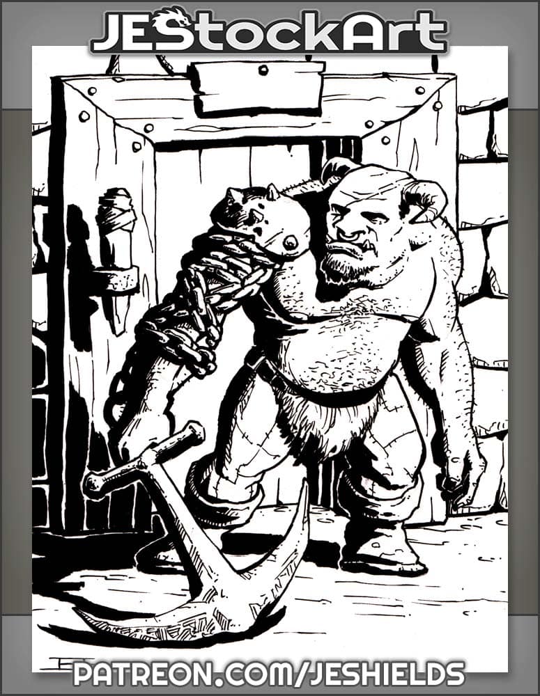 Troll Bouncer With Anchor by Jeshields