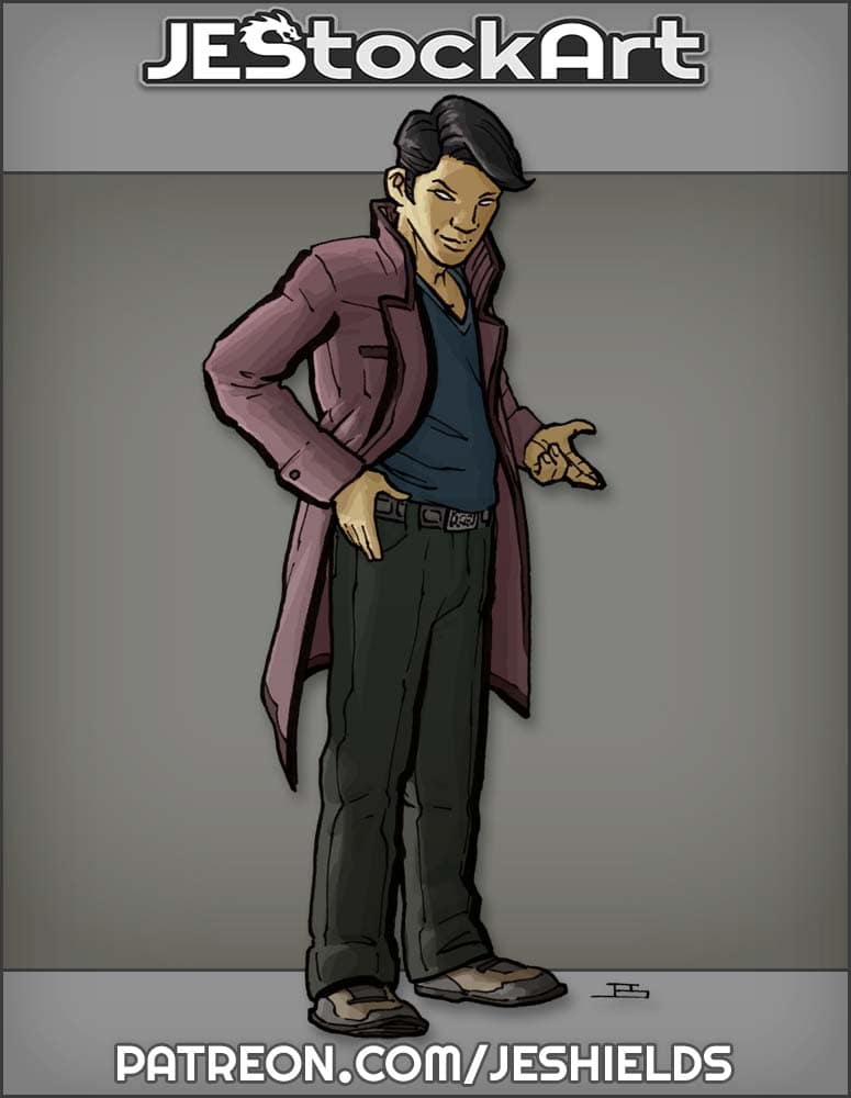 Asian Con Artist In Suit by Jeshields