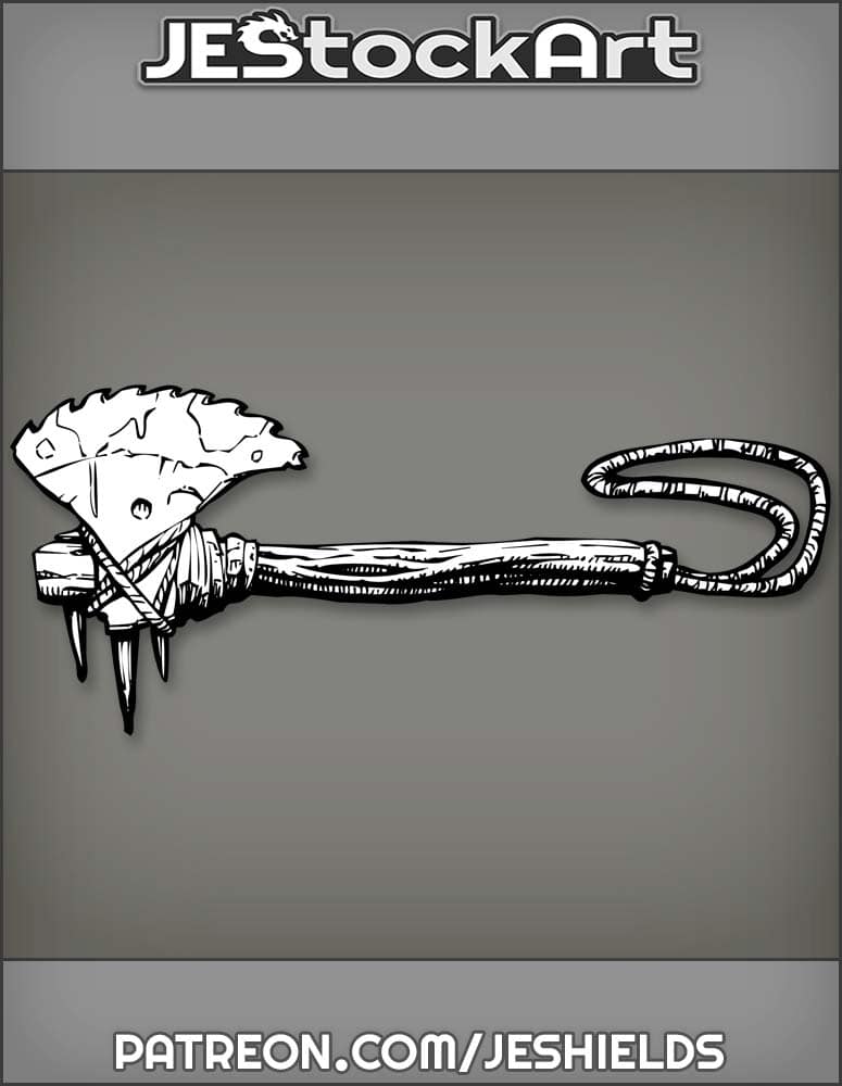 Rugged Axe With Loop Made From Table Saw And Nails by Jeshields