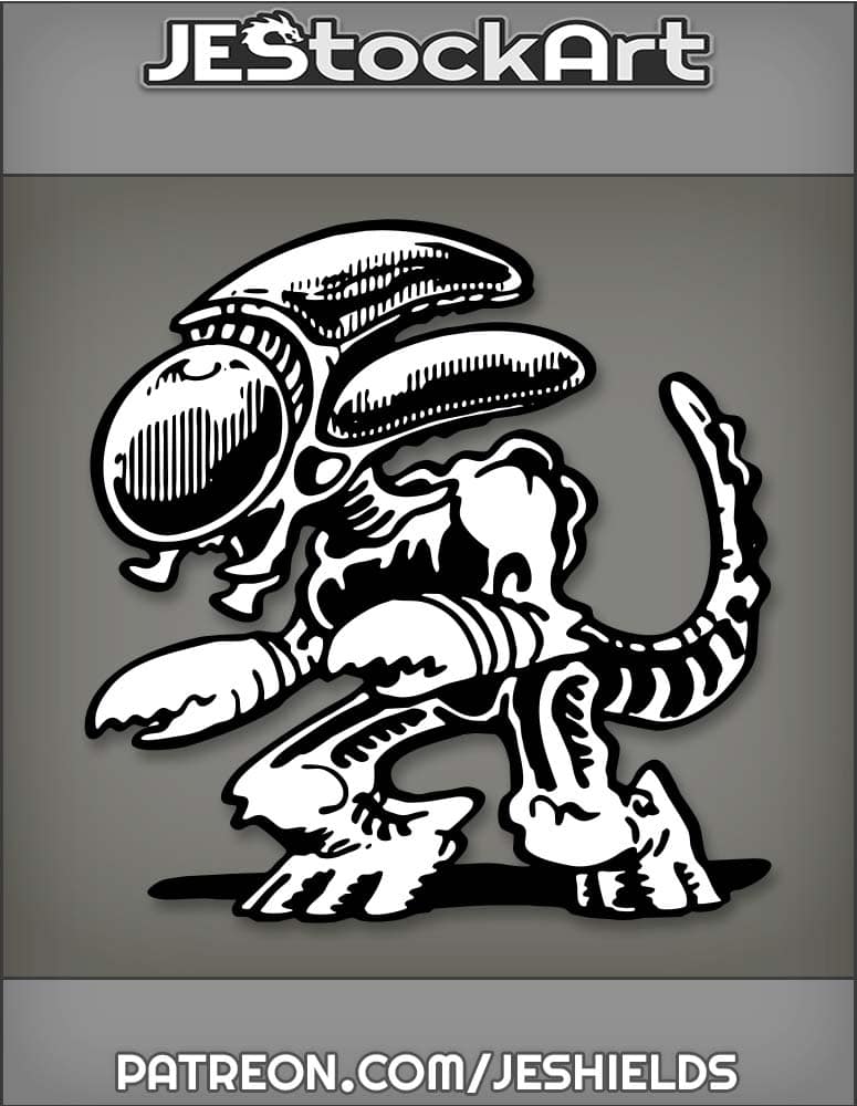 Biped Lobster Alien Morph Young Without Parent by Jeshields