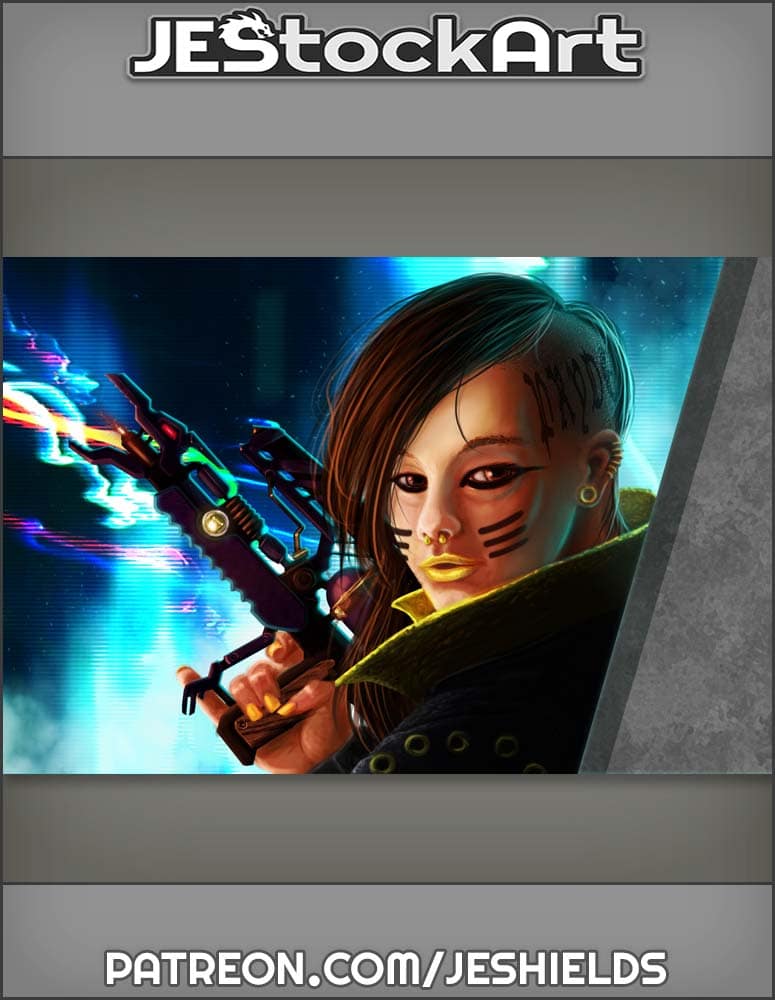 Shadow Punk with Dragon Blaster in Allet by Jeshields