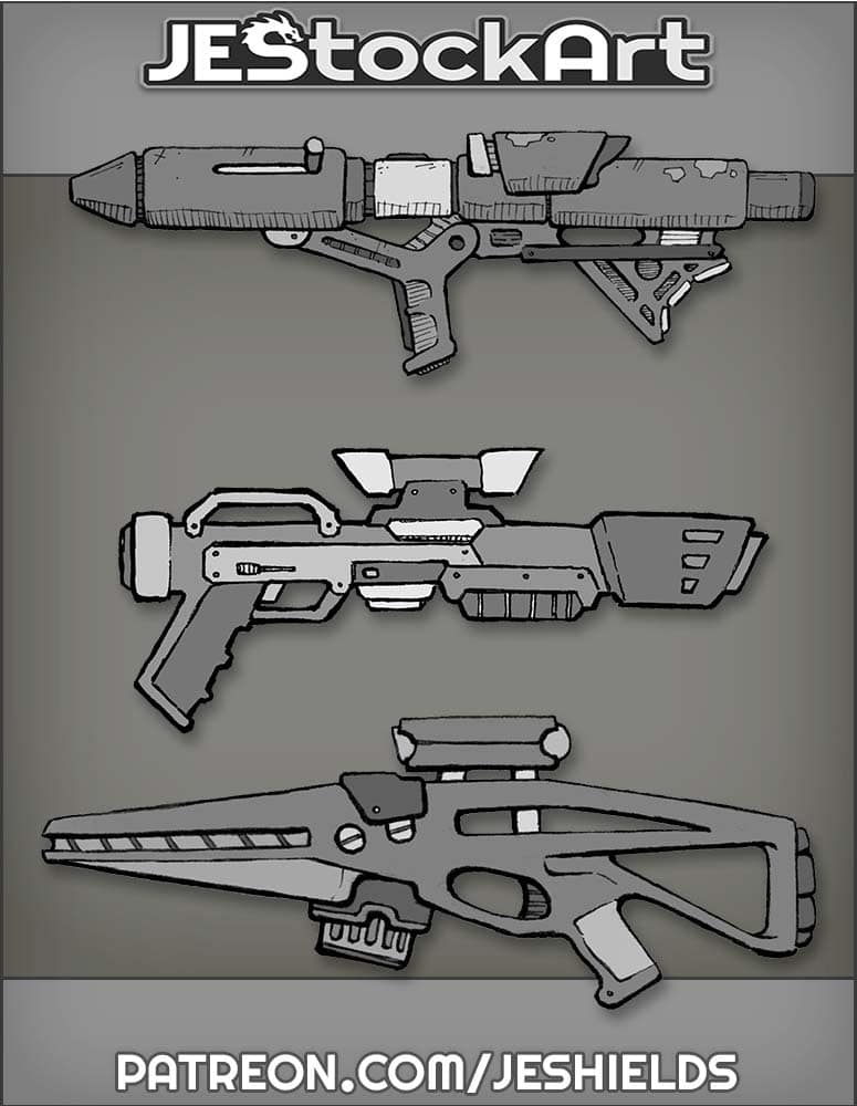 Weapon Bundle 03 by Jeshields
