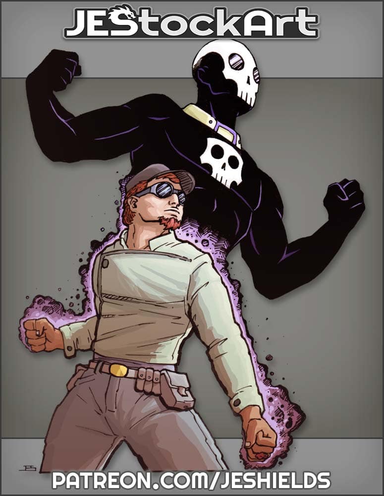 Pulp Avatar Hero With Skull Rings by Jeshields