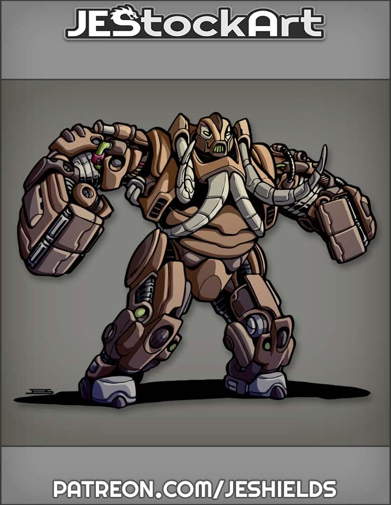 Cyborg That Transforms Into Mammoth With Tusks by Jeshields