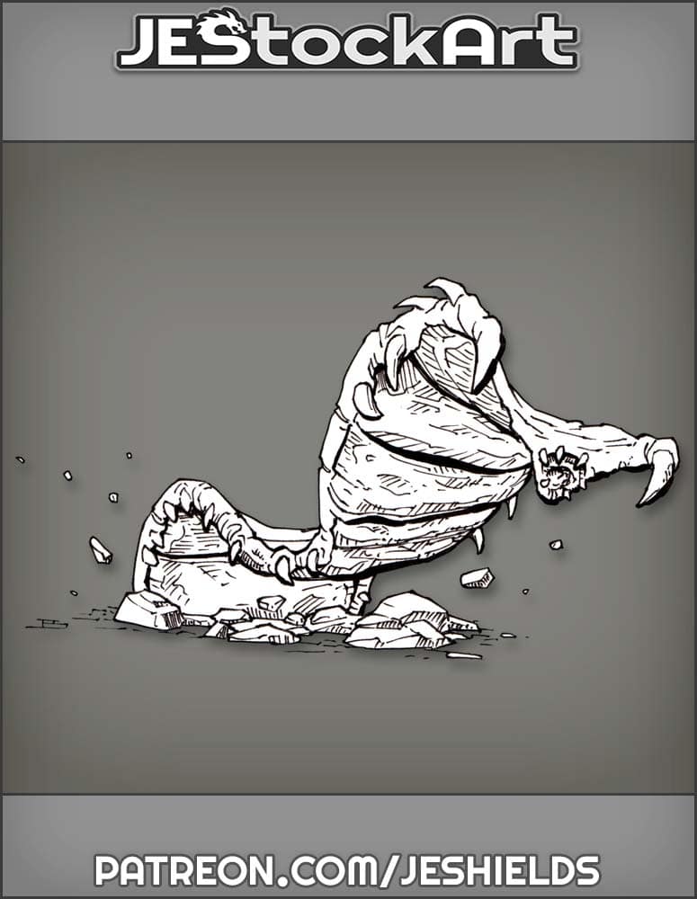 Alien Creature with Ribbon Body by Jeshields