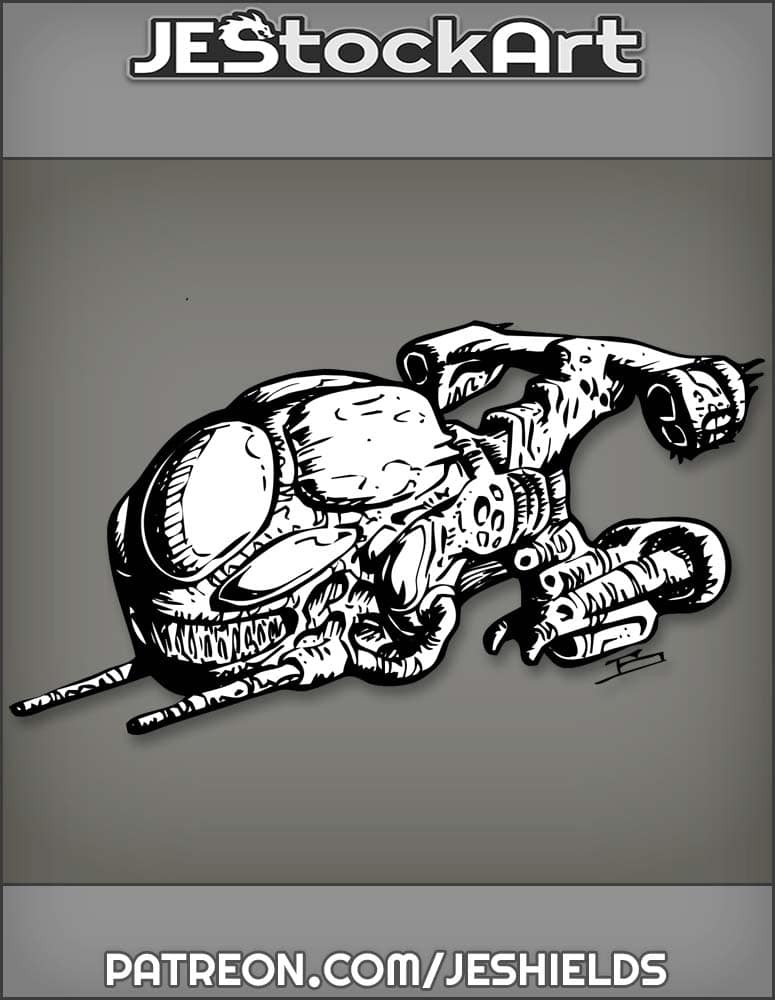 Alien Bio Craft Fighter by Jeshields