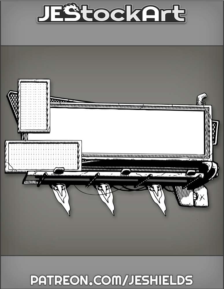 BillboardWithMiniBoardsAndLightsFloating by Jeshields