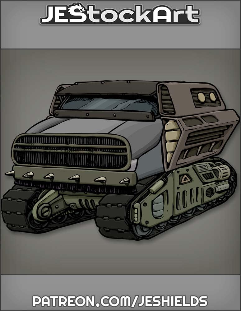 Futuristic Vehicle with Advanced Tech 003 by Jeshields