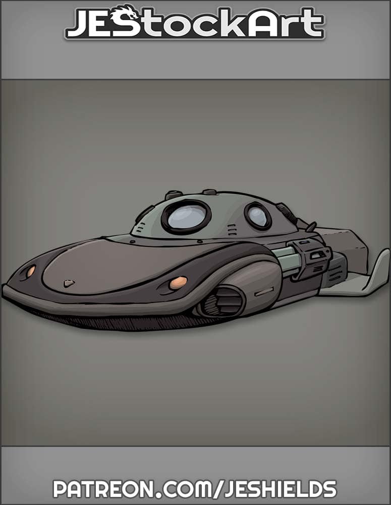 Futuristic Vehicle with Advanced Tech 007 by Jeshields