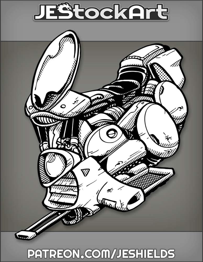 SlantedHoverCycleWithOvalWindshieldAndSimpleWeaponry by Jeshields