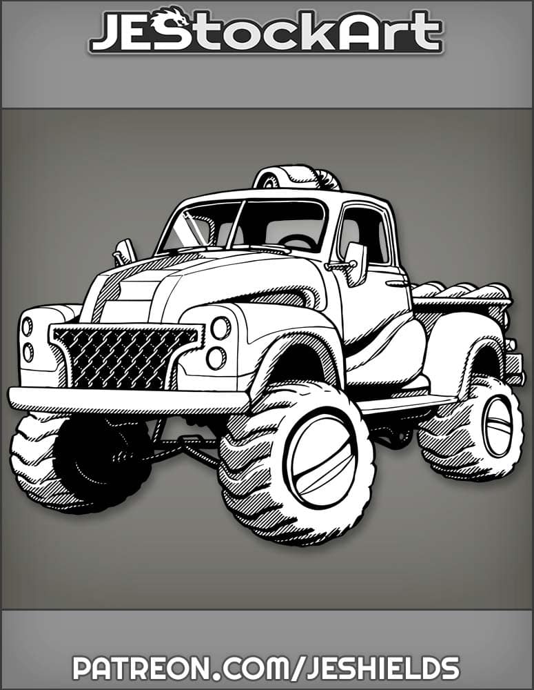 OldPickupTruckDesignWithFutureTechClean by Jeshields