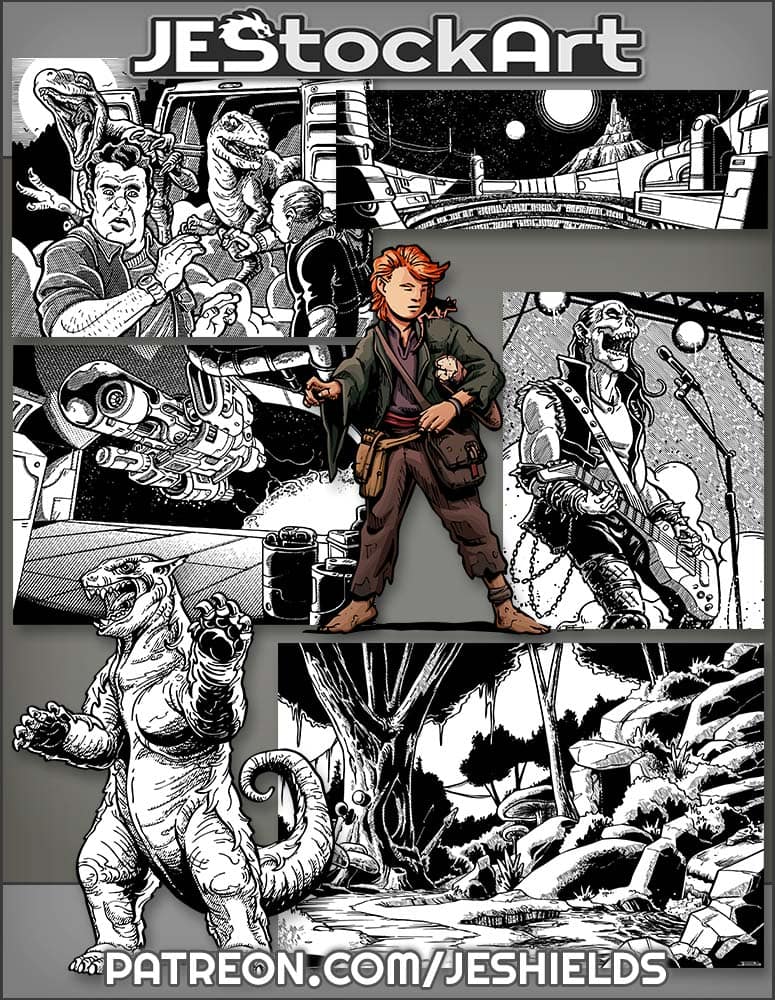 Patreon Stock Art Bundle - March 2021