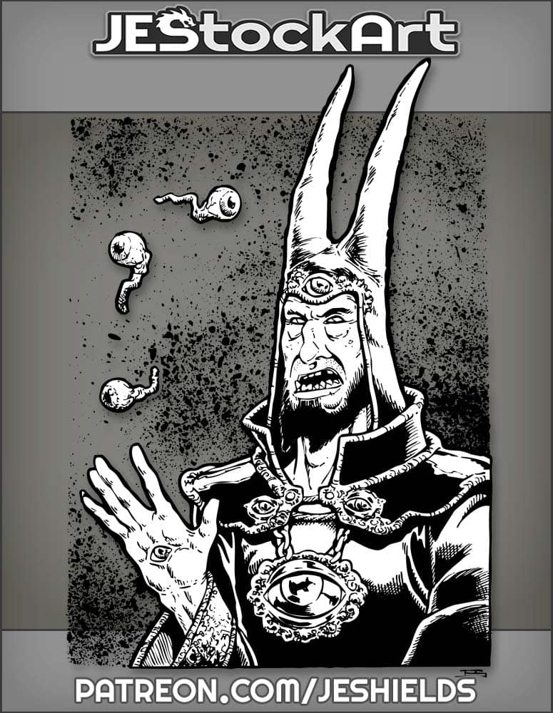 Eyeball Wizard with Twin Hood Robe by Jeshields