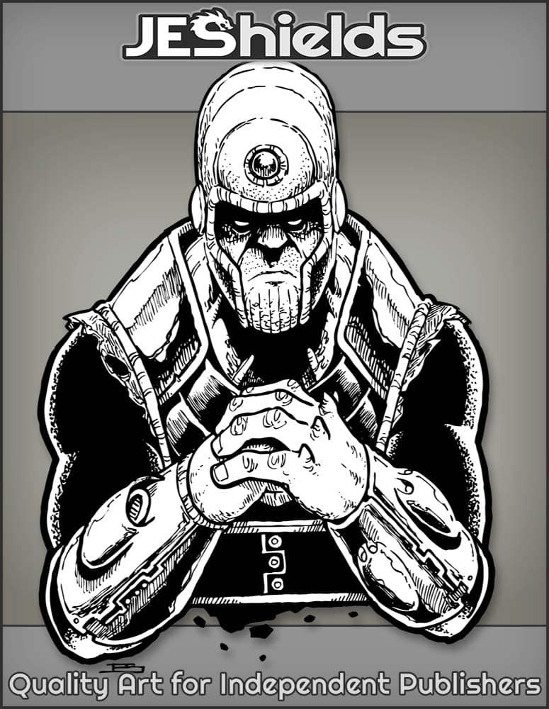 Galactic Overlord with Gems and Guantlets by Jeshields