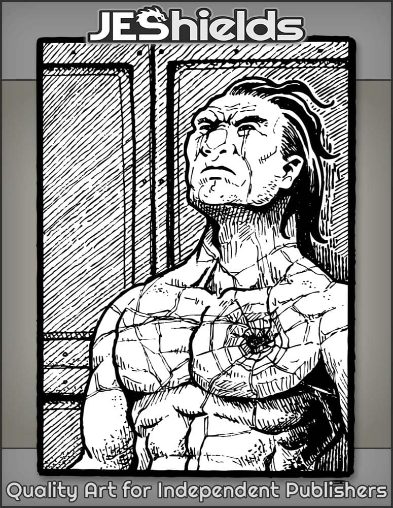 Stone Man Shot to the Heart by Jeshields