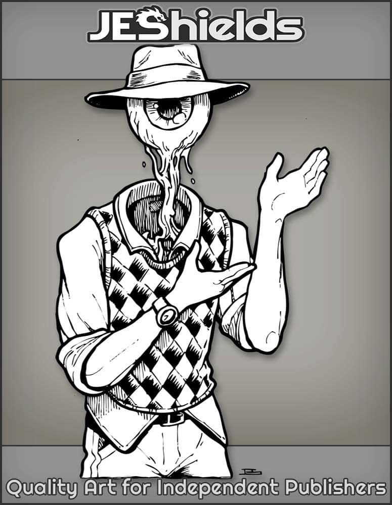 Private Eye Investigator is a Literal Eyeball by Jeshields