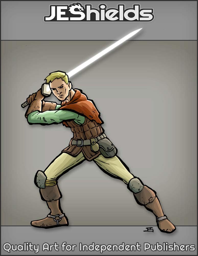 Youth Hero With Lightsword by Jeshields