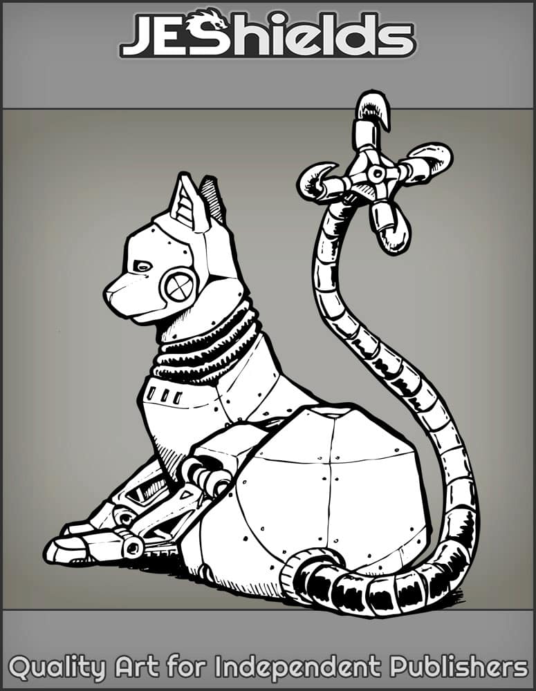 Robotic Cat with Grappling Tail by Jeshields