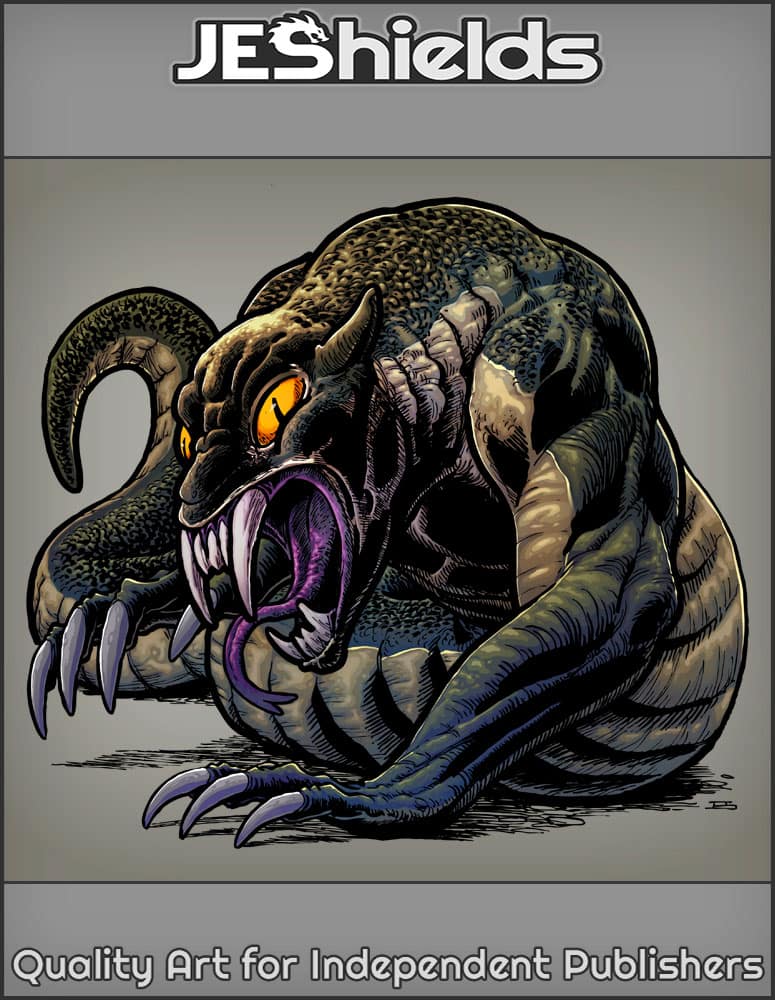 Cat Snake or Feline Serpent Beast by Jeshields and Juan Gutierrez