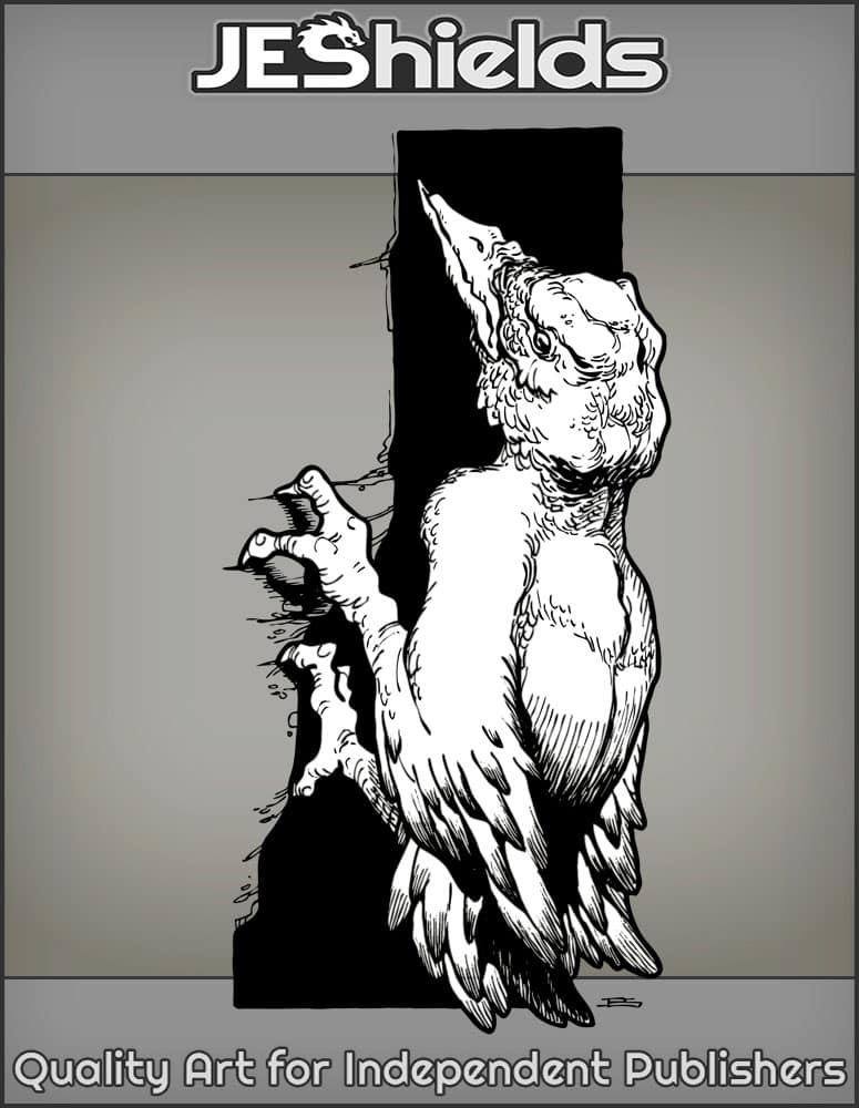 Hard Beaked Bird with Winged Feet by Jeshields