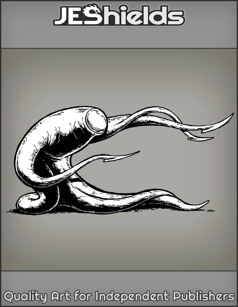 Headless Squid Beast with Blade Tendrils by Jeshields