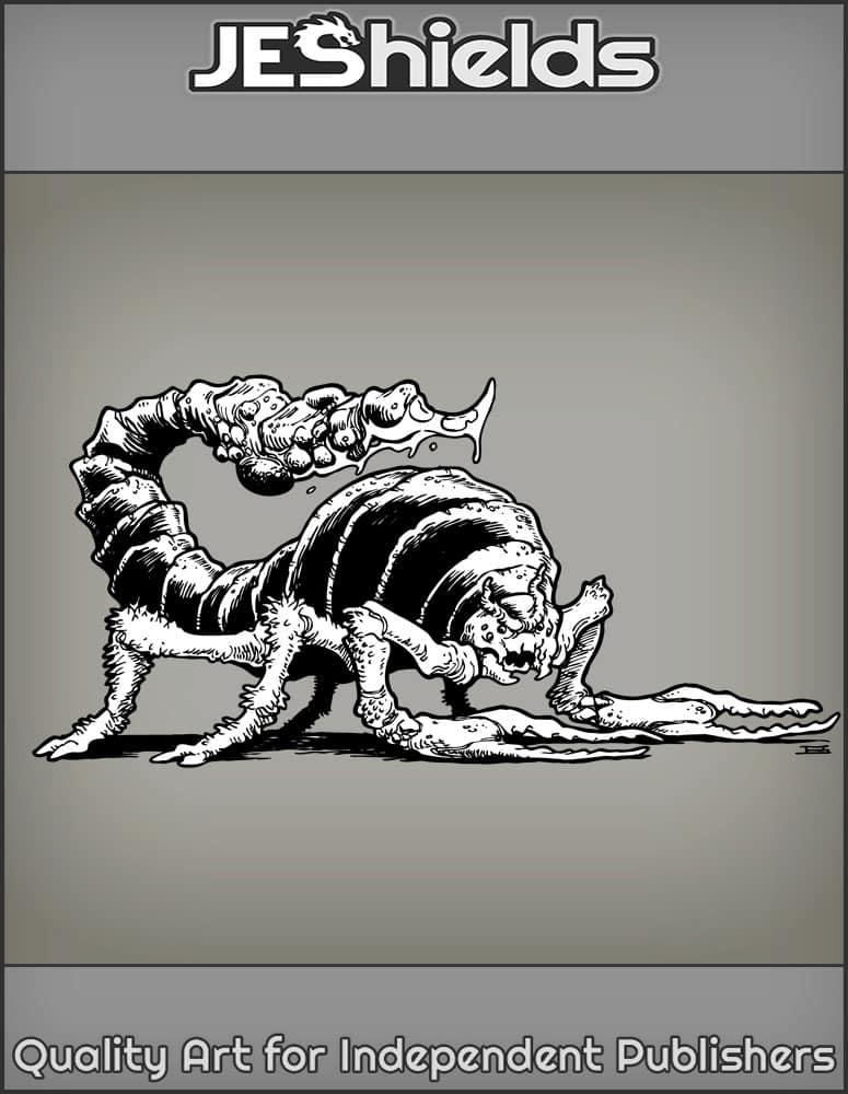 Scorpion Crustacean with Barnacle Stinger by Jeshields