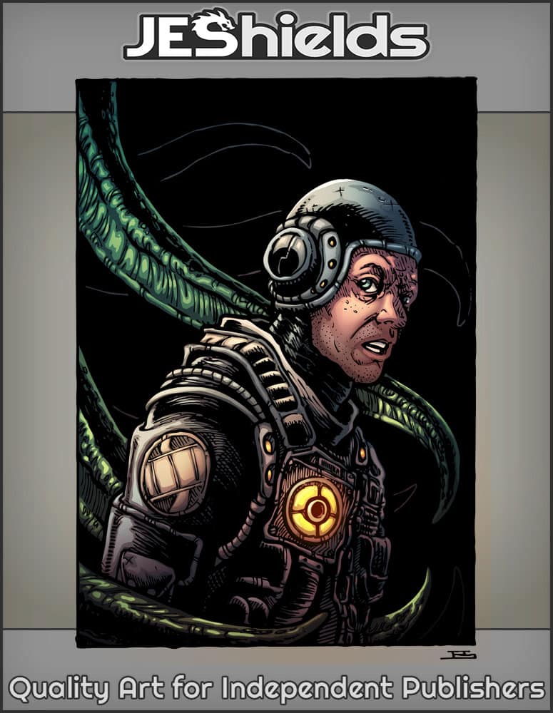 Darkness and Tentacles Enclose Adventurer by Jeshields and Juan Gutierrez