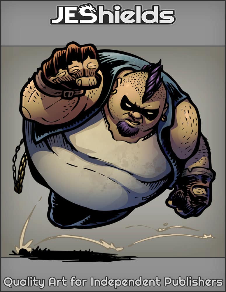 Inflated Bounce Bubble Punk Vigilante by Jeshields and Juan Gutierrez