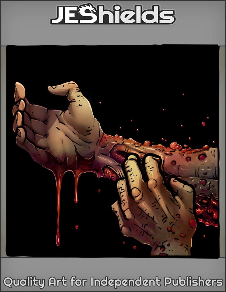 Hand Scratches Bleeding Diseased Arms by Jeshields and Juan Gutierrez