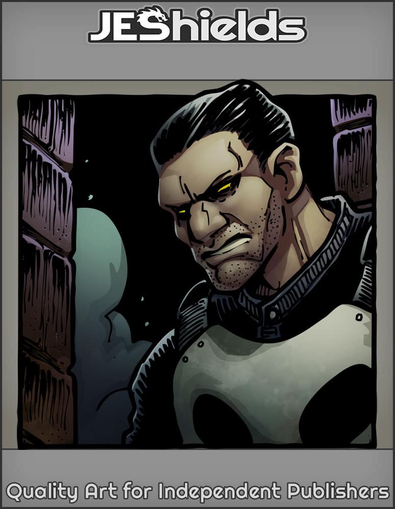 Punishing Vigilante Superhero in Alley by Jeshields and Juan Manuel