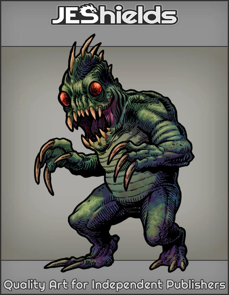 Aquatic Fishman with Claws by Jeshields and Juan Gutierrez