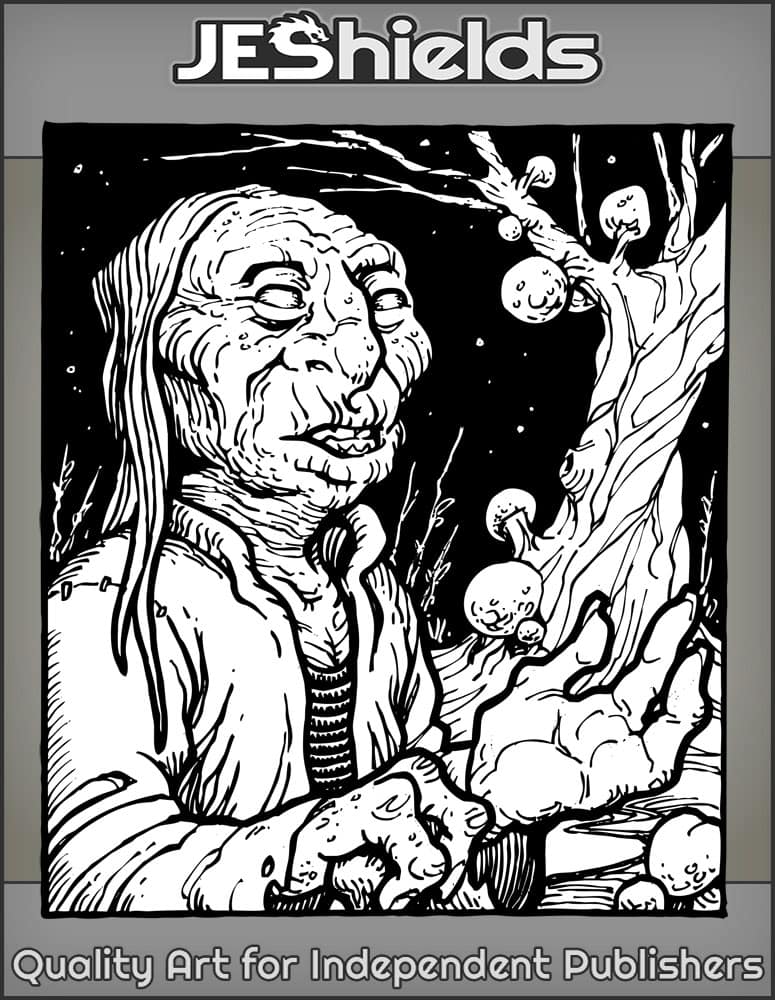 Wise Elder in Alien Forest by Jeshields