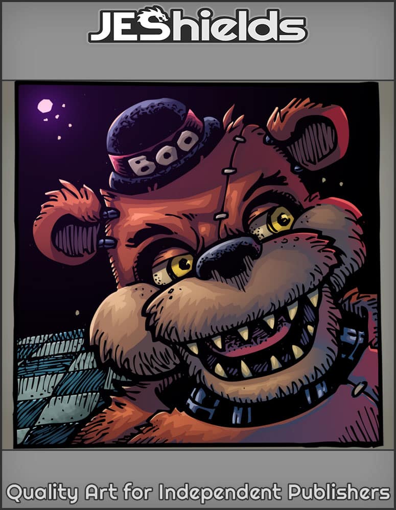 Fuzzy Mechanical Boo Bear by Jeshields and Juan Gutierrez