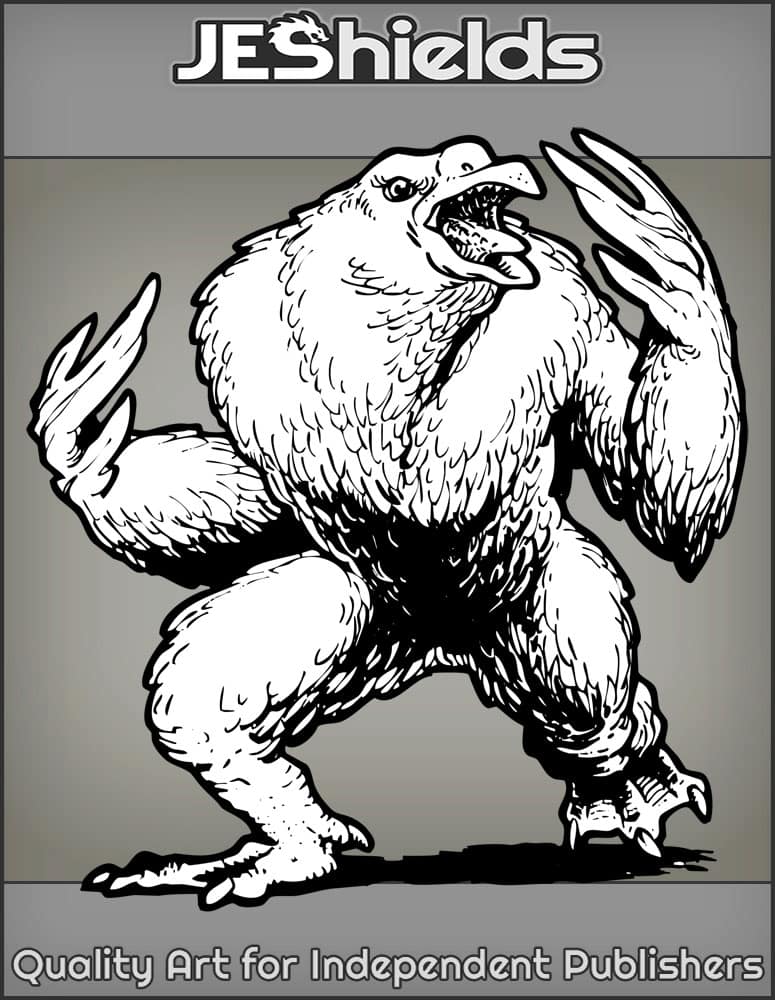 Avian Bird Lycanthrope by Jeshields