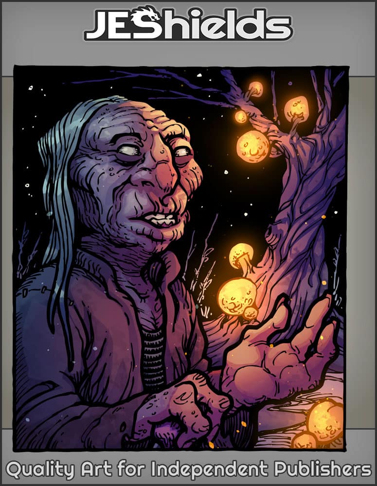 Wise Elder in Alien Forest by Jeshields and Juan Gutierrez