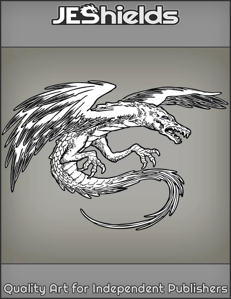 Grackle Toothed Wyvern by Jeshields