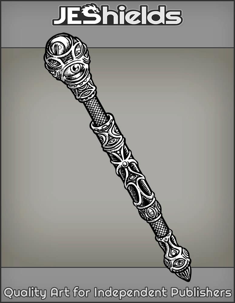 Ornate Eyeball Scepter by Jeshields