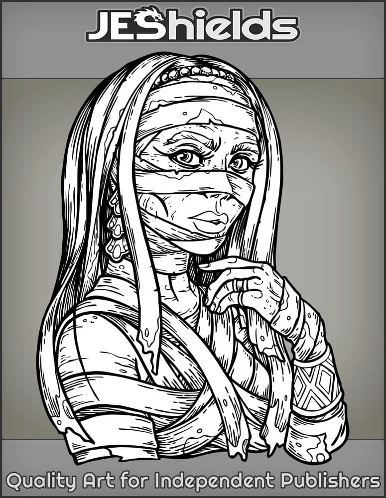 Egyptian Mummy Queen by Jeshields