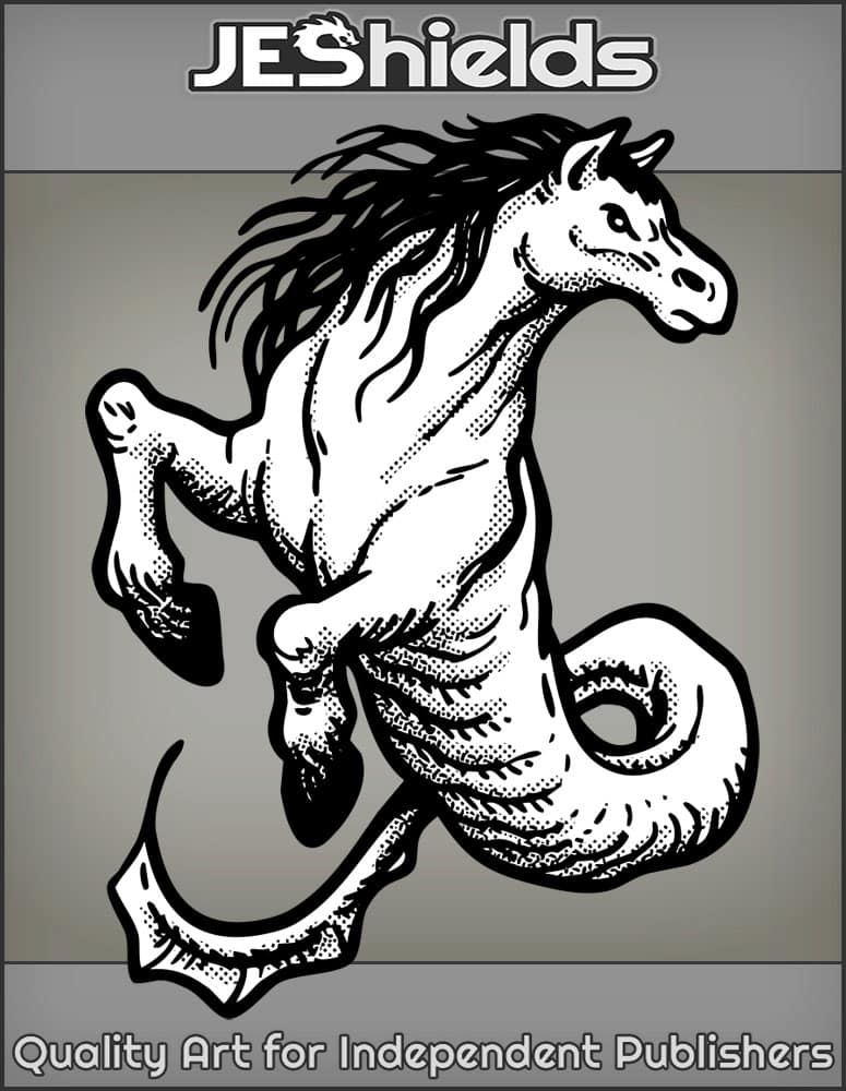 Kelpie Mermaid Horse by Jeshields