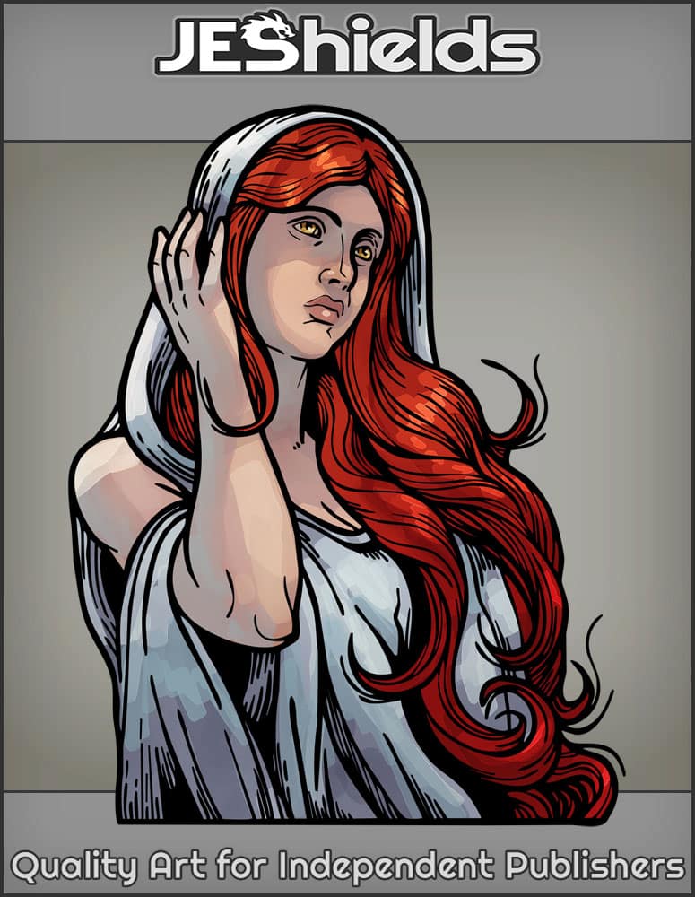 Wingless Angel with Golden Eyes by Jeshields and Juan Gutierrez