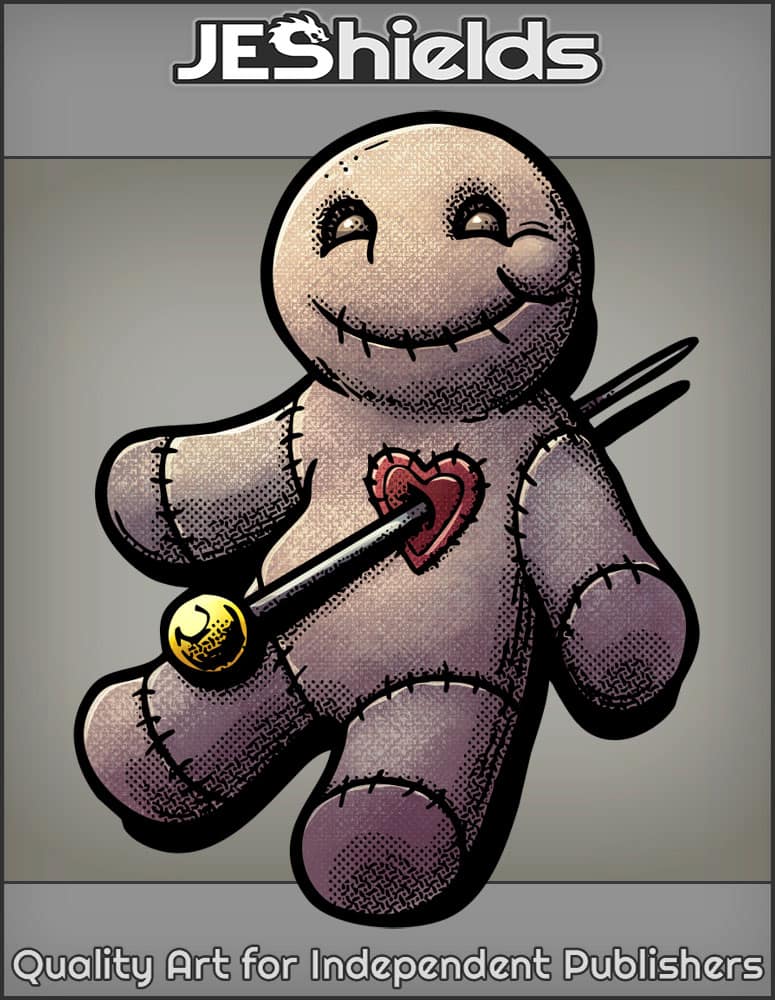Happy Pinned Voodoo Doll by Jeshields and Juan Gutierrez