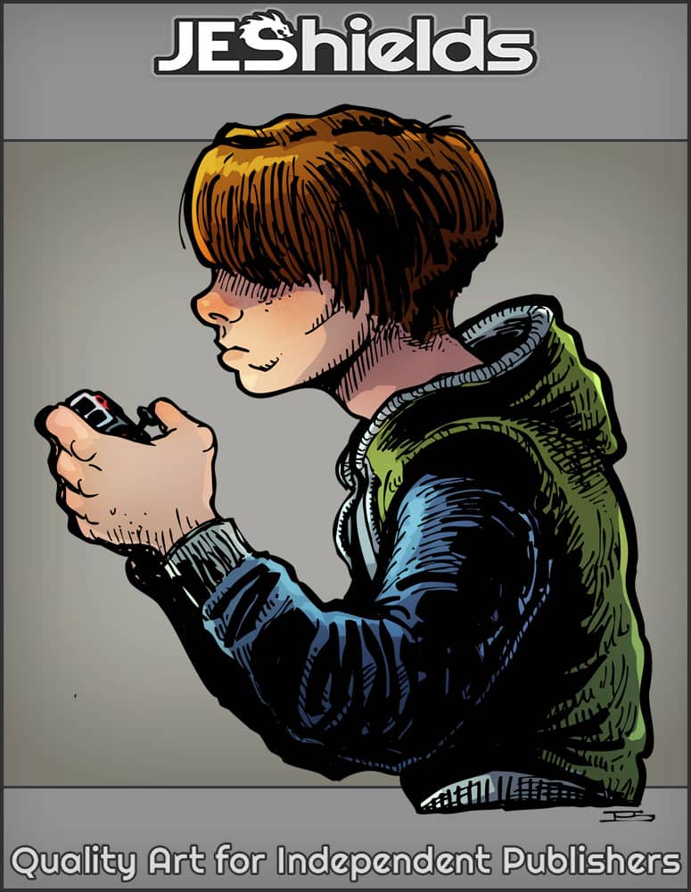 Hoodie Teen with Remote by Jeshields and Juan Gutierrez
